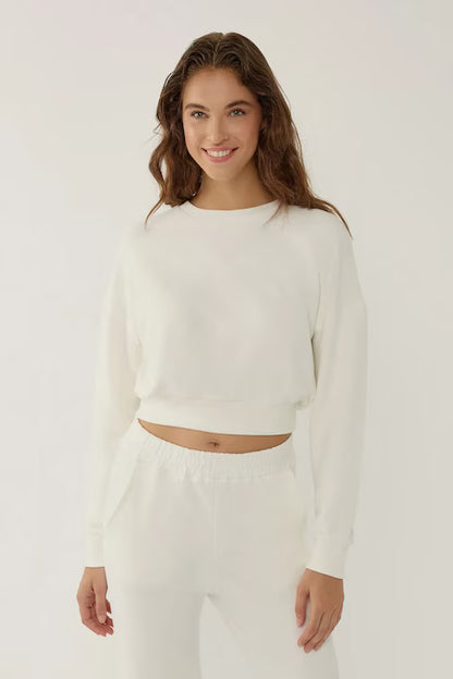 Women's sweatshirt, Regular Fit, white